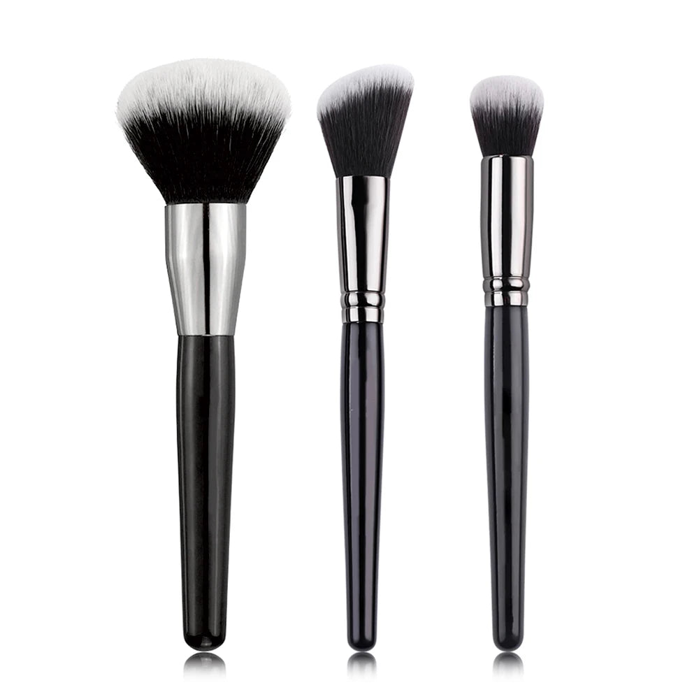 Professional Makeup Brush Set — Foundation, Powder, Concealer & Blush