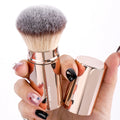 MAANGE 1PCS Retractable Foundation Makeup Brush Soft Dense Blusher Powder Concealer Makeup Brush Portable Cosmetic Makeup Tools