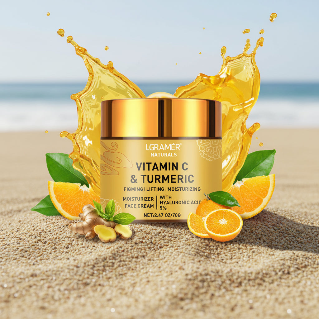 Turmeric Vitamin C Retinol Face Cream — Firming & Brightening
