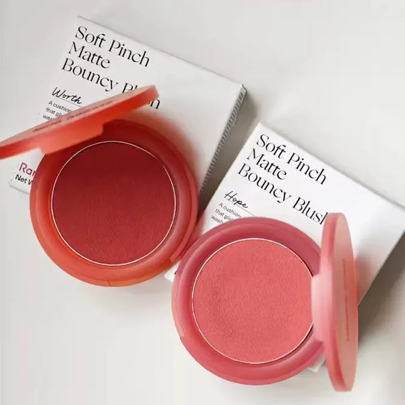 Rare Beauty 7 Colors Matte Blurred Bouncy Cushiony Cream-to-powder Blush Moisturizer Natural Makeup Happy Hope Worth Thriving