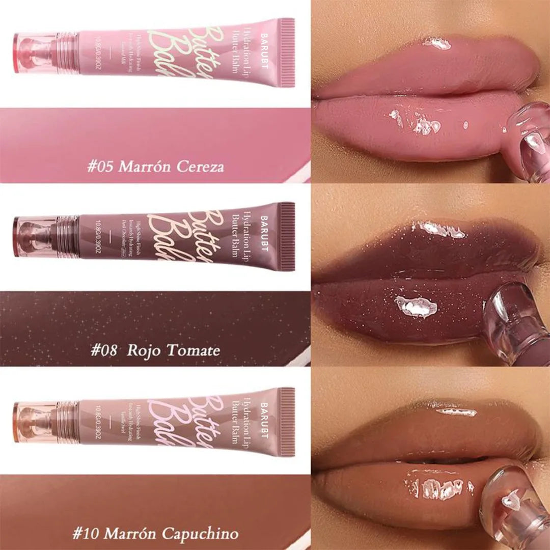 Hydrating Plumping Lip Gloss Liquid Lipstick Long Lasting Shine Moisturizing Tint Smooth Glitter Pigmented Daily Wear Lip Makeup