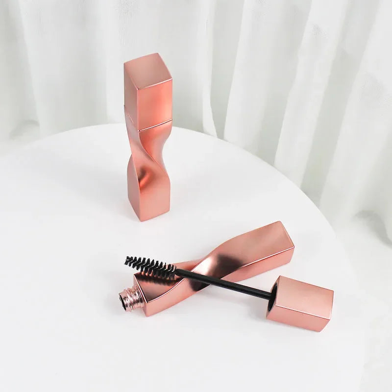15ml Mascara Tube Matte Black Cosmetic Rose Gold Eyelashes Cream Container Eyebrow Tools DIY Makeup Accessories Wholesale
