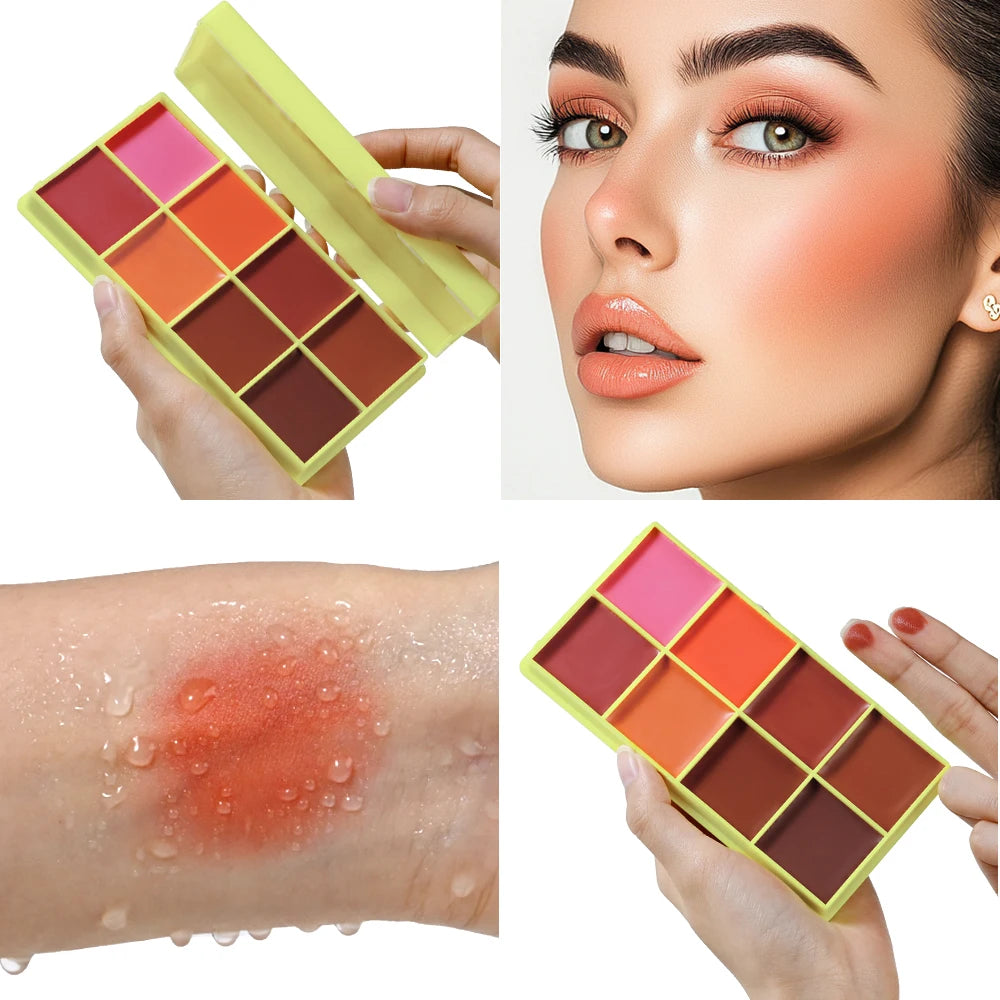 8-Shade Cream Blush & Contour Palette