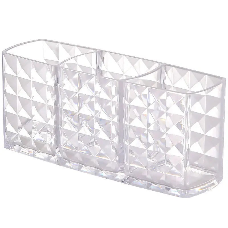 Clear Acrylic Makeup Organizer & Brush Holder