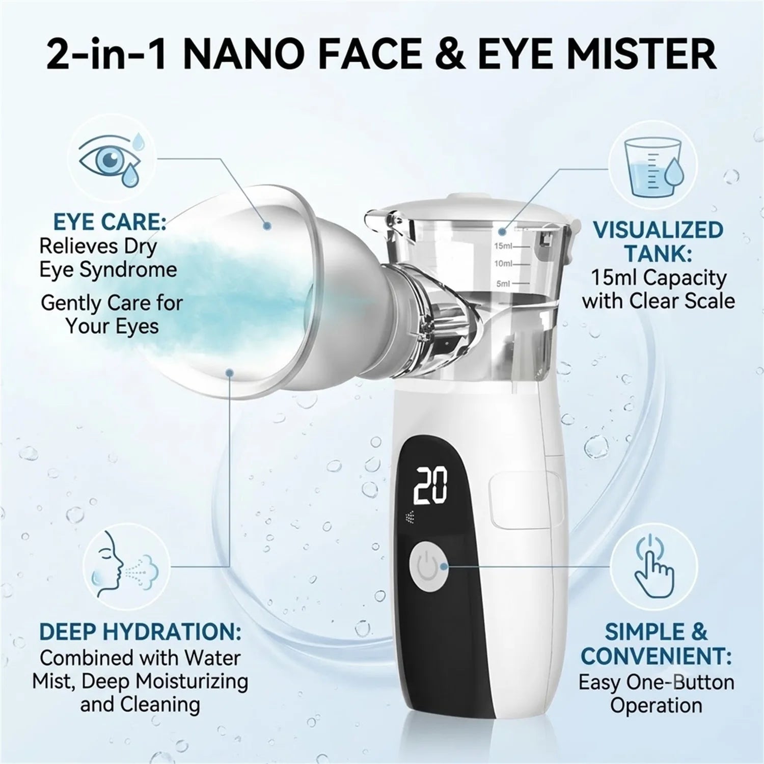 Eye Moisturizer Nebulizer – Eye Care Beauty Instrument