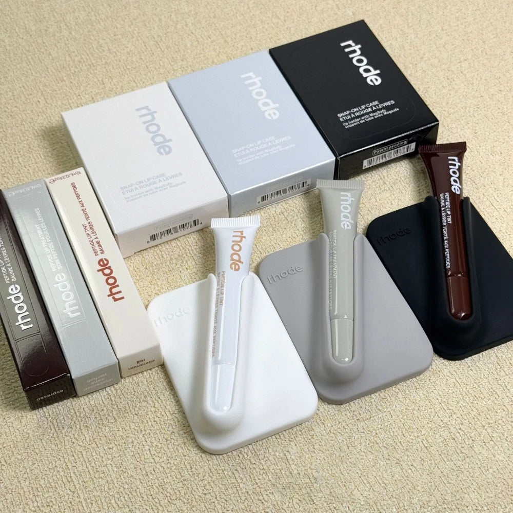 Rhode Magnetic SNAP-ON LIP Case for All Mobile Phones for Magsafe Lip Gloss Holder with Long Lasting Lipstick Lip Gloss