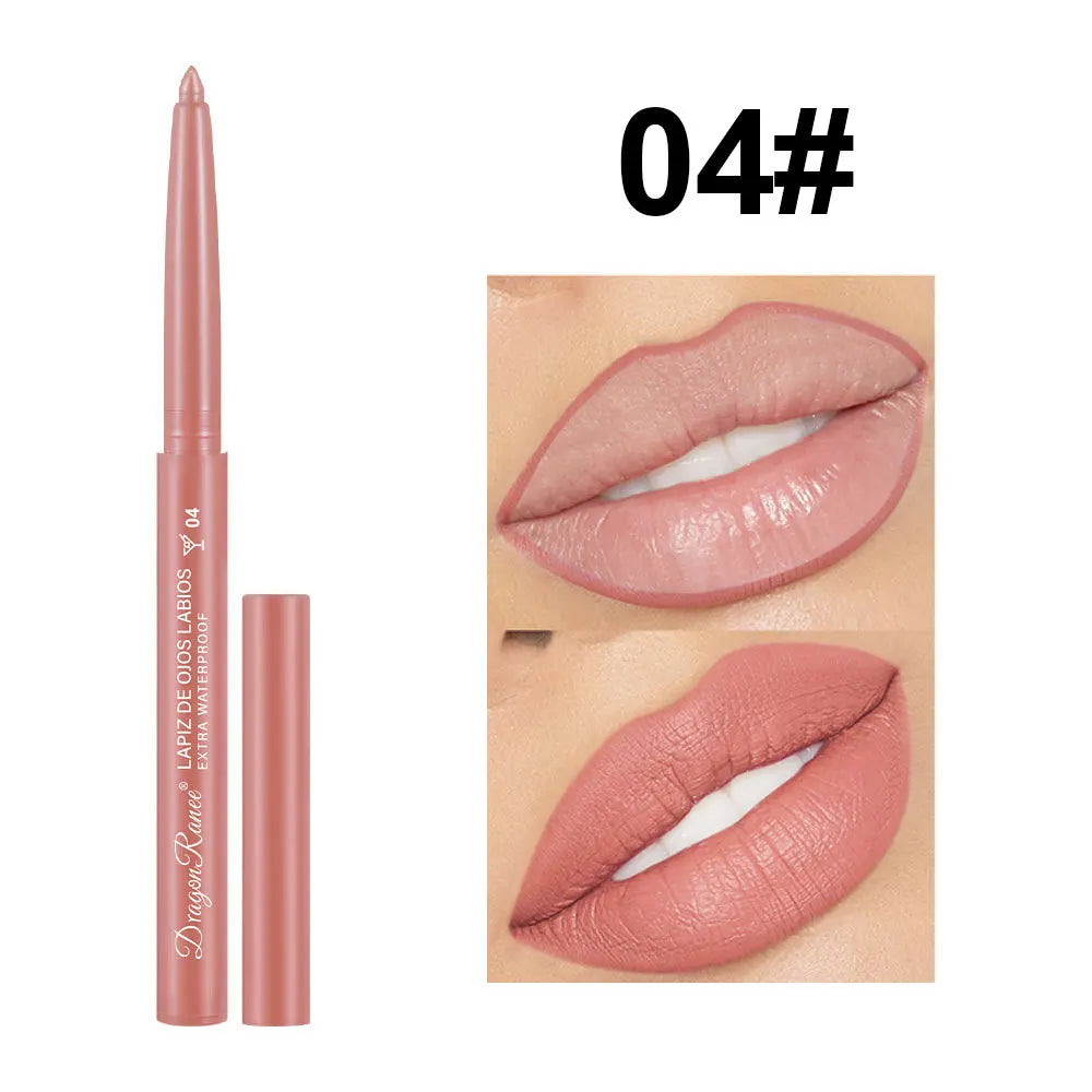 Matte Velvet Lip Liner & Lipstick Pencil — 12 Colors