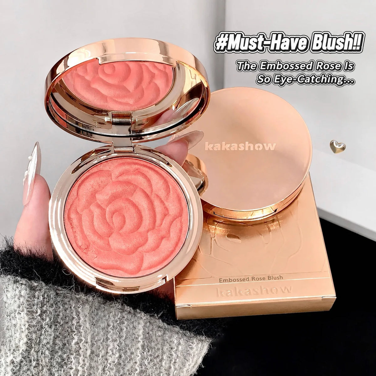 Matte Embossed Blush Palette