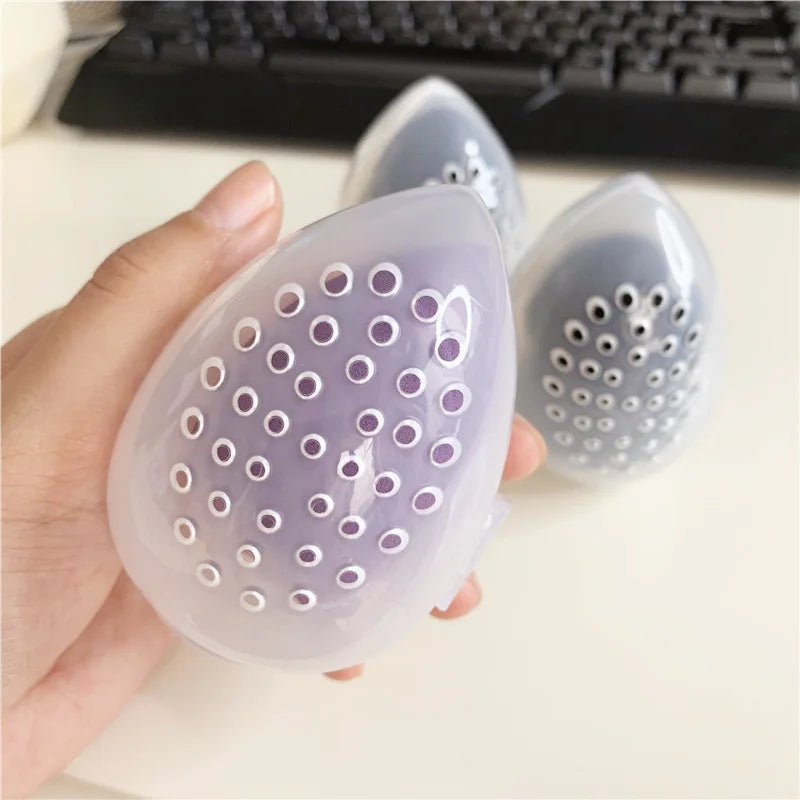 Egg-Shaped Makeup Sponge Holder & Drying Stand