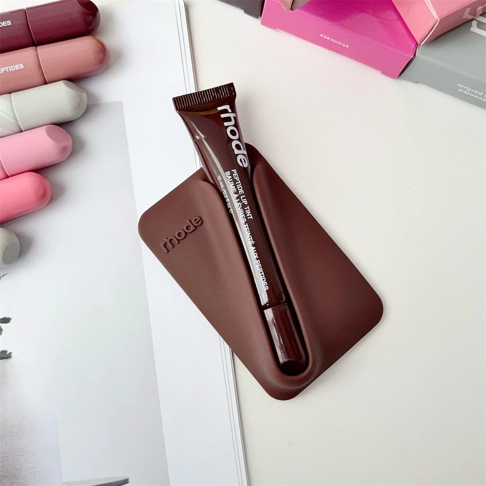Rhode Magnetic SNAP-ON LIP Case for All Mobile Phones for Magsafe Lip Gloss Holder with Long Lasting Lipstick Lip Gloss