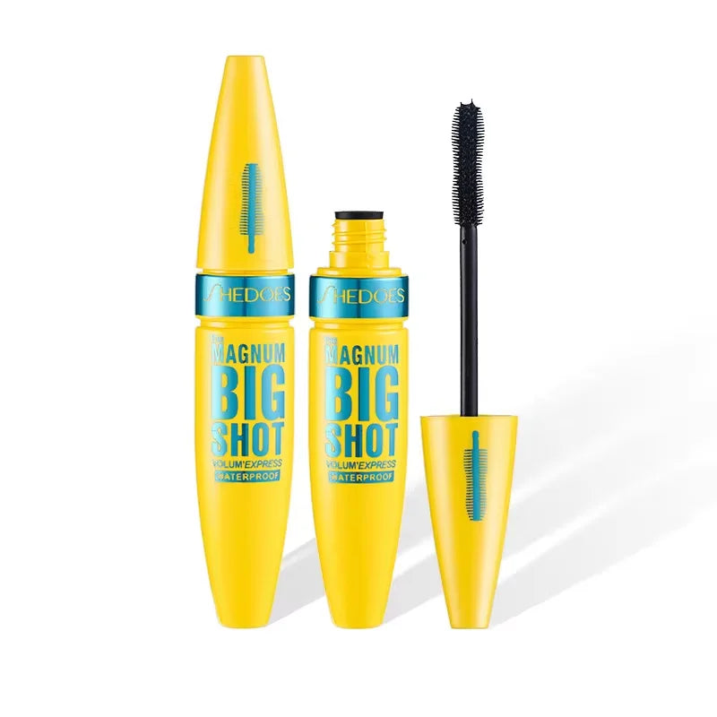 4D Black Mascara - Long-Lasting, Volumizing & Curling for All Skin Types