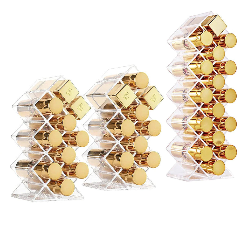 Acrylic Lipstick & Makeup Organizer | 16-Grid Storage Case