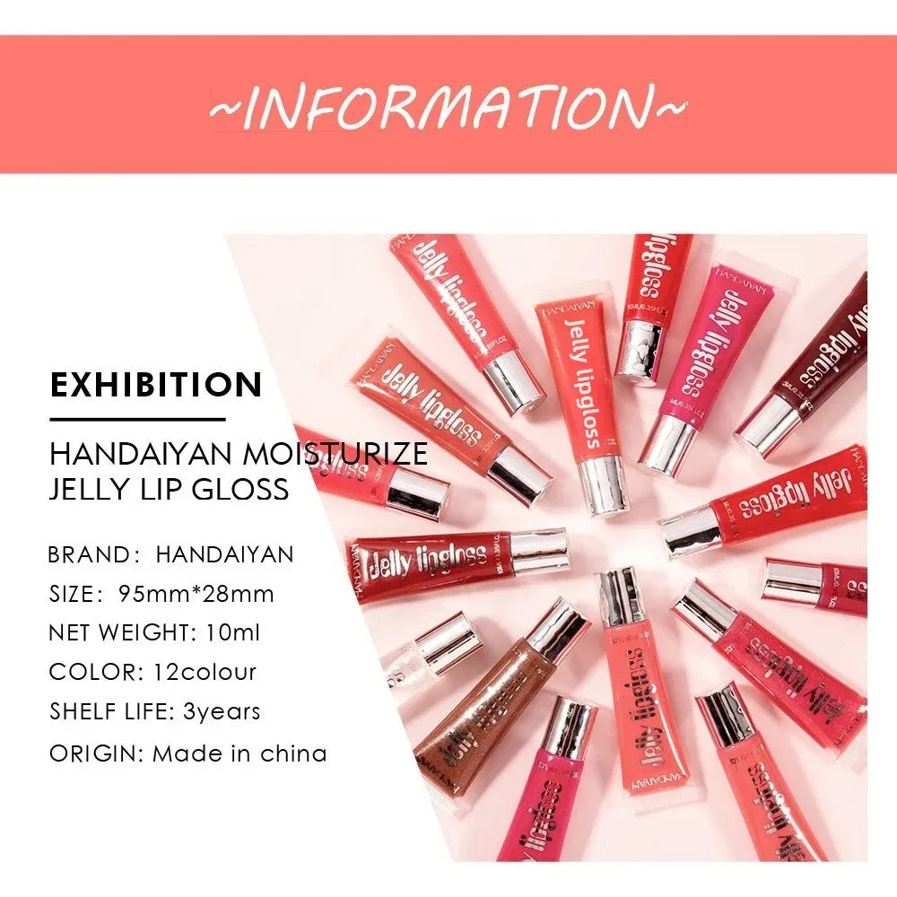 Candy Shades Jelly Lip Gloss Oil  Hydrating Plumping Treatment
