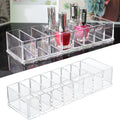 8-Slot Nail Polish Holder Transparent Acrylic Grid Box Makeup Display Stand for Cosmetics Storage Organizer