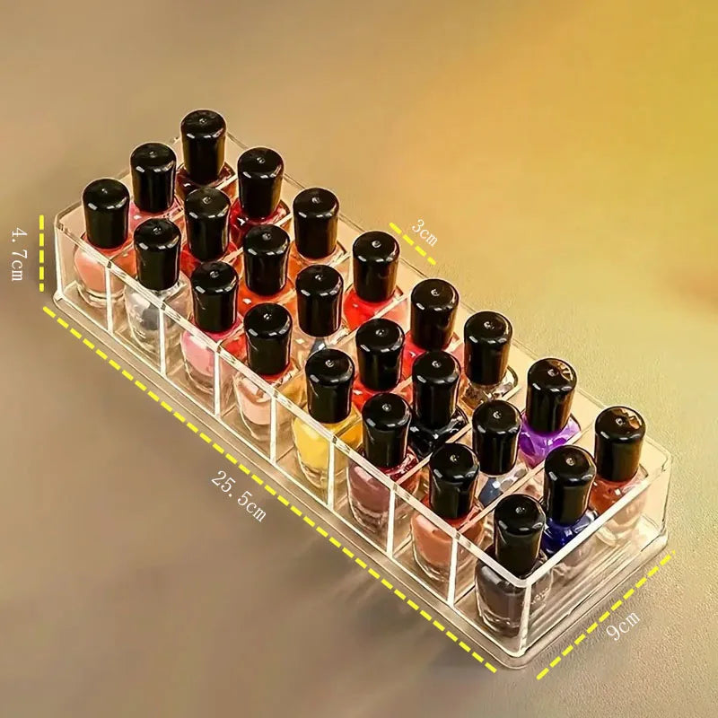 Acrylic Lipstick & Makeup Organizer | 16-Grid Storage Case