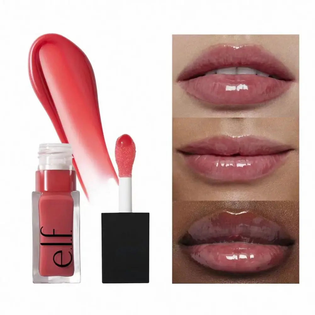 e.l.f. Glow Reviver Lip Gloss - Hydrating Mirror-Shine Lip Oil Moisturizing Non-Drying Long-Lasting High-Pigment Color Plump Lip