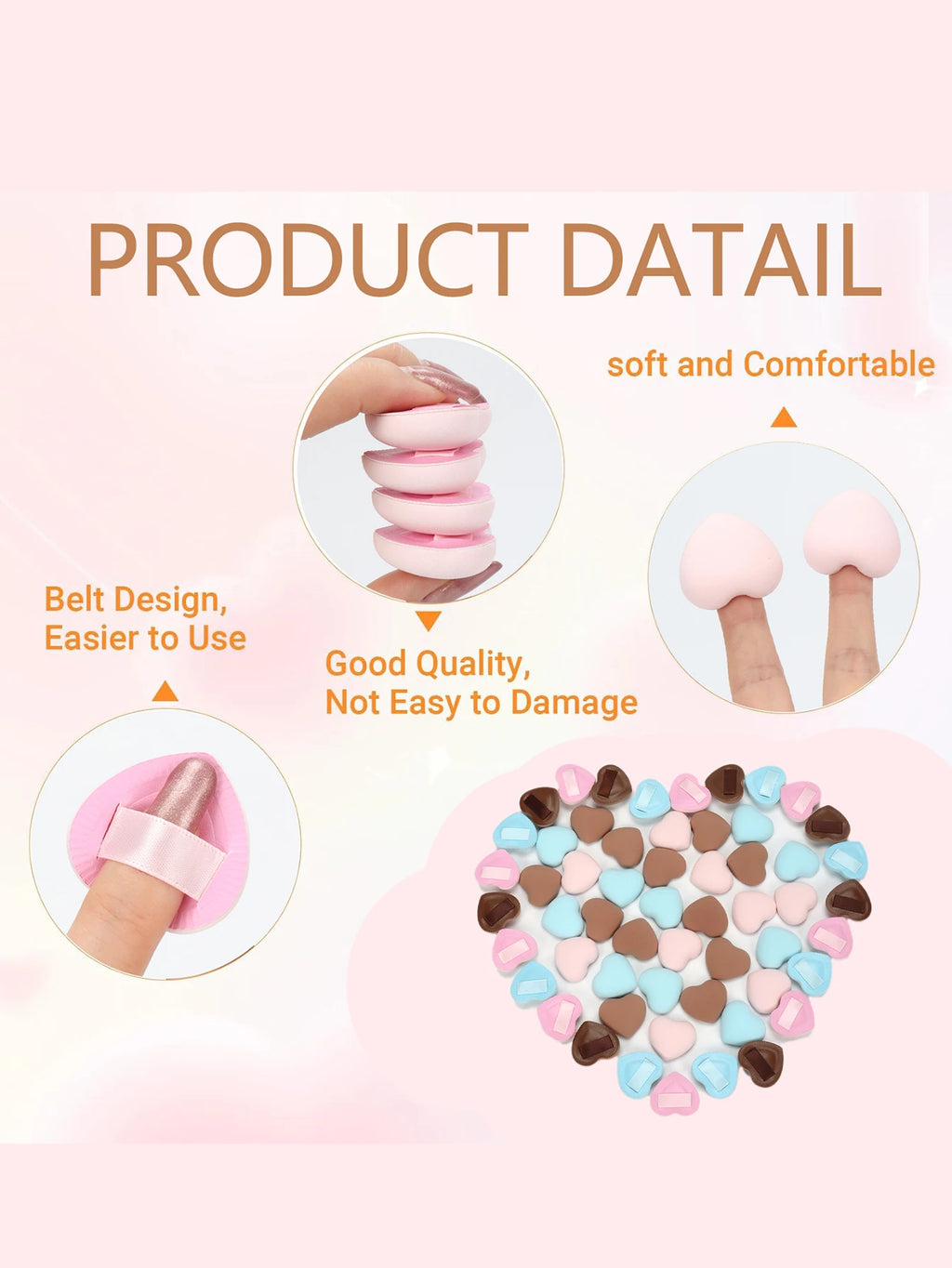 Super Soft Makeup Puffs – 5, 10 or 20 Pack