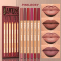 Nude Matte Lip Liner Set – 6 Pieces