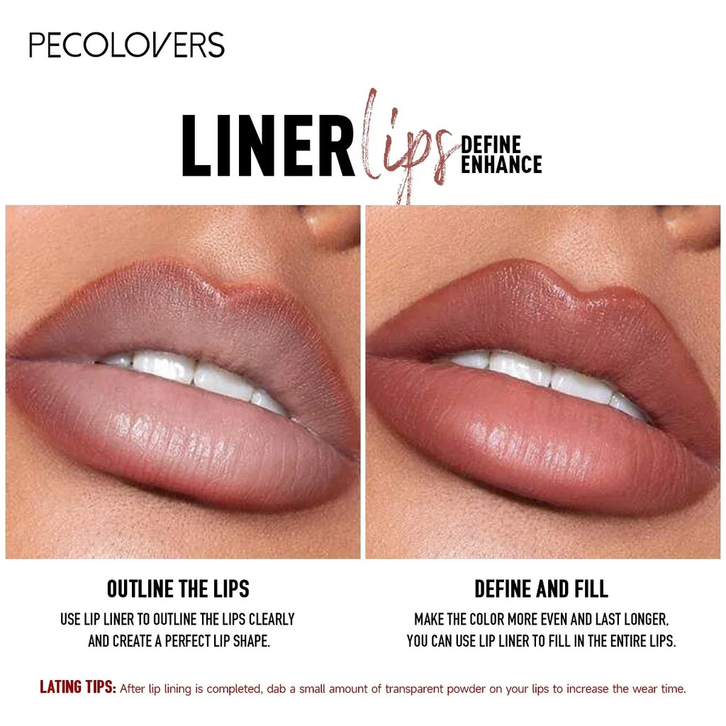 Matte Lip Liner Pen — Waterproof & Long-Lasting
