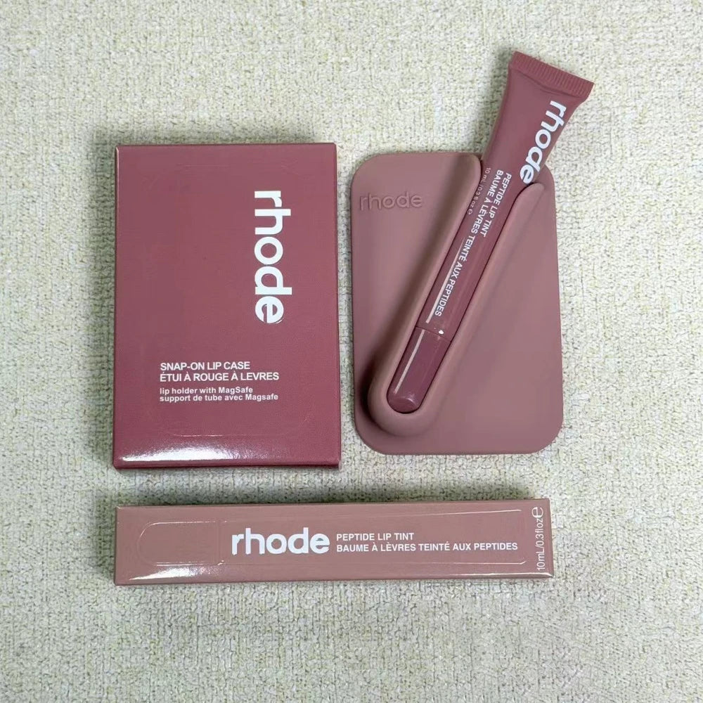 Rhode Magnetic SNAP-ON LIP Case for All Mobile Phones for Magsafe Lip Gloss Holder with Long Lasting Lipstick Lip Gloss