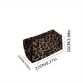 Leopard Print Makeup Bag