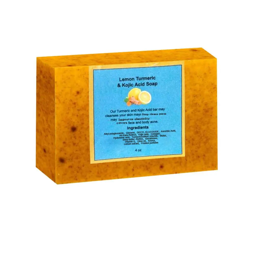 Turmeric Lemon Skincare Set — Soap, Serum, Cream & Cleansing Pads