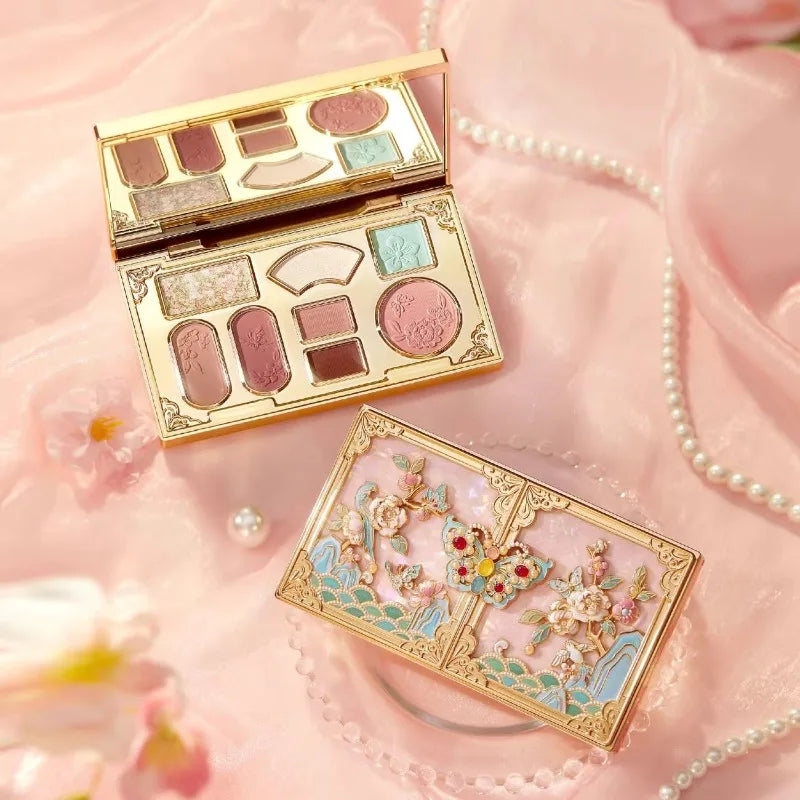 8-Color Eyeshadow Palette | Matte, Shimmer & Metallic