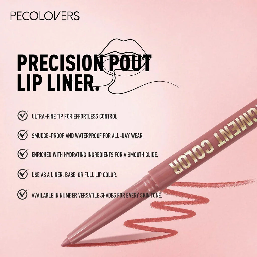Matte Lip Liner Pen — Waterproof & Long-Lasting
