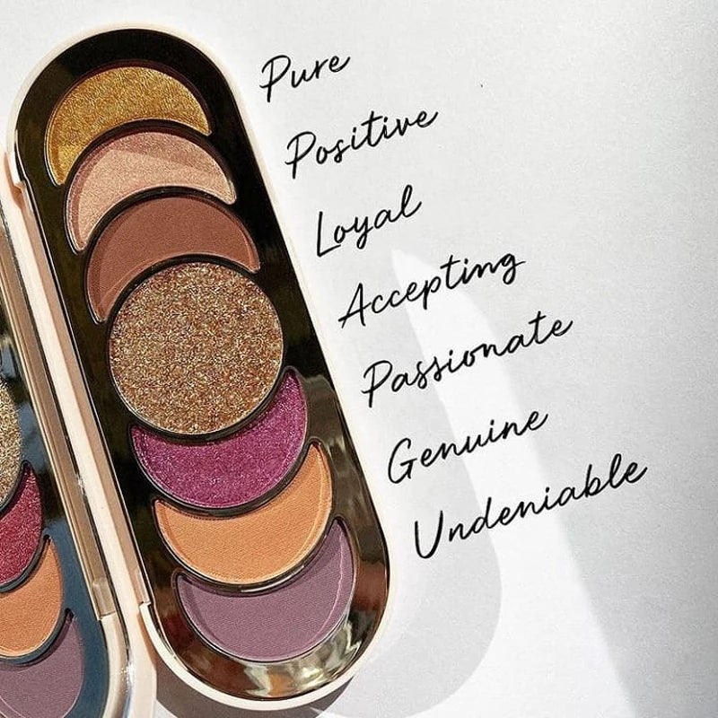 Luxury Makeup Rare Beauty High Gloss Eye Shadow Plate Pearlescent Lasting Glitter Brightening Highlight Powder Mirror Eyeshadow