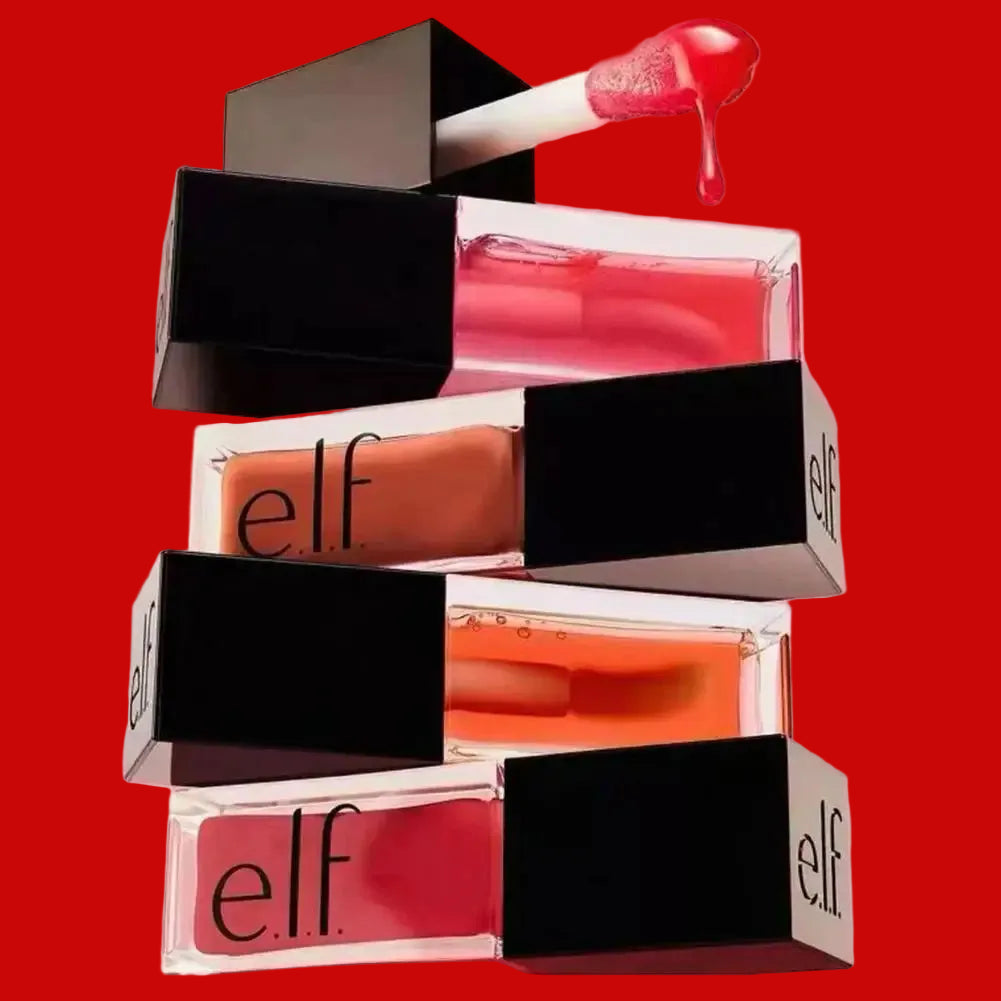 e.l.f. Glow Reviver Lip Gloss - Hydrating Mirror-Shine Lip Oil Moisturizing Non-Drying Long-Lasting High-Pigment Color Plump Lip