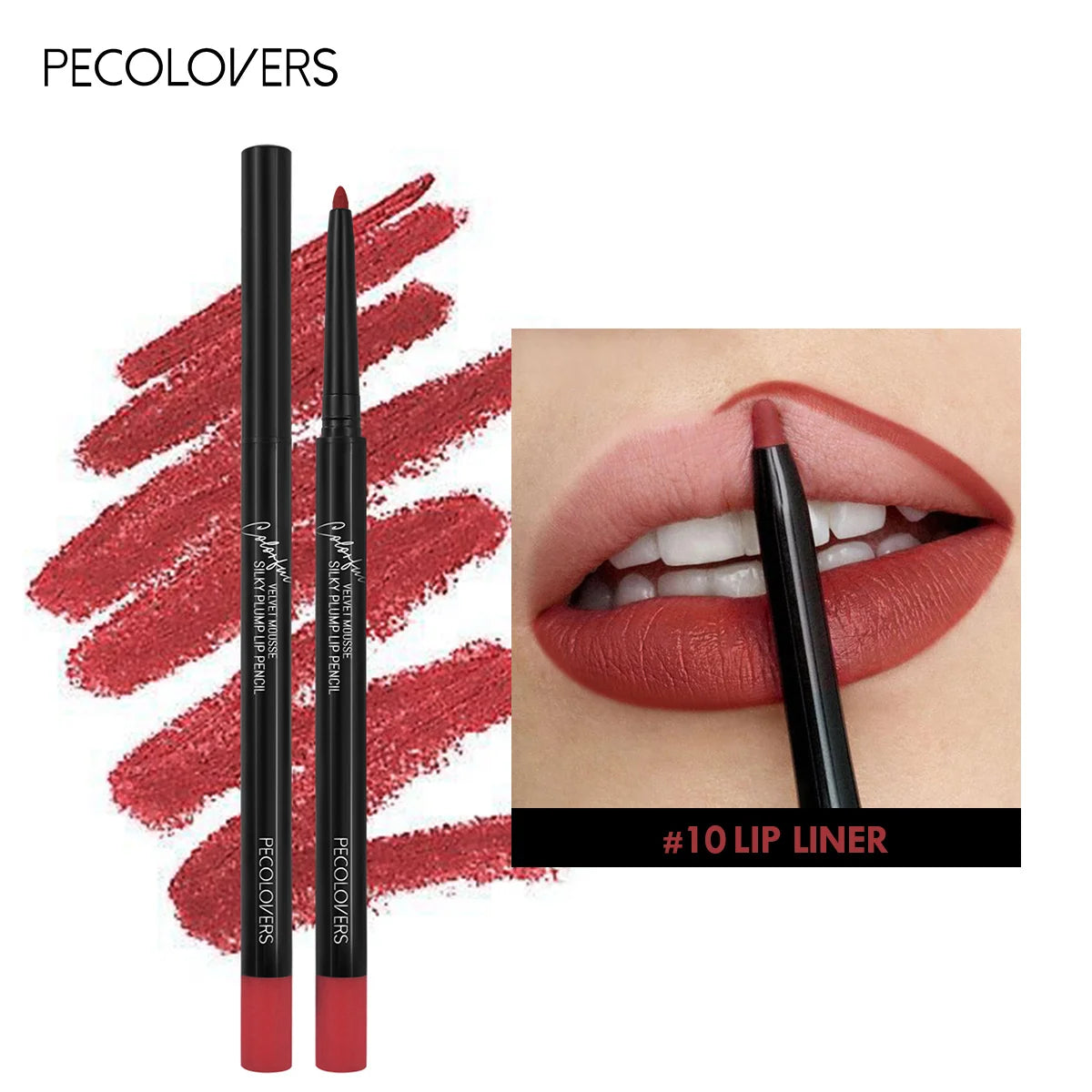 12-Color Matte Lipliner