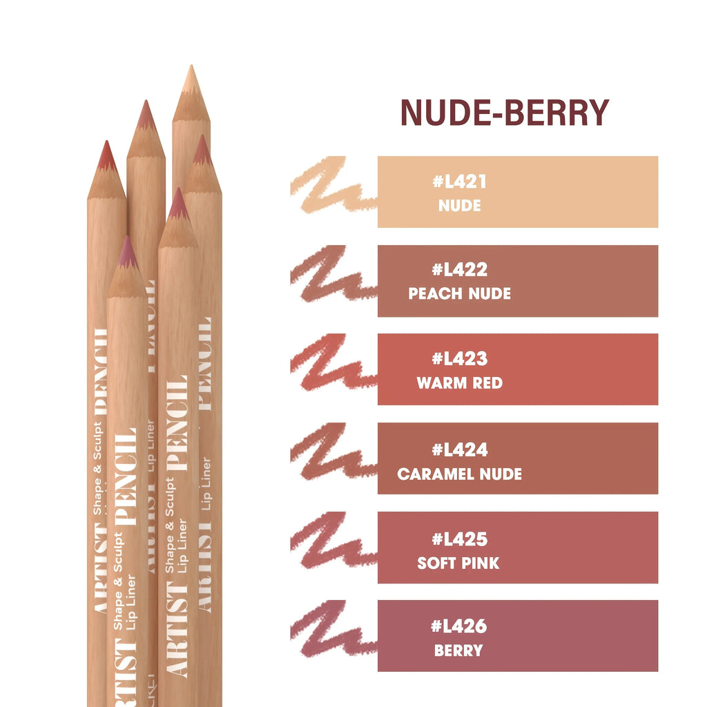 6-Piece Nude Lip Liner Set