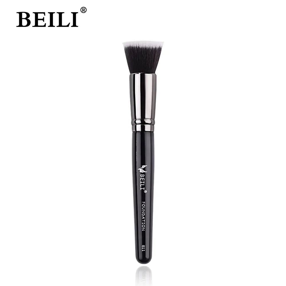 Professional Makeup Brush Set — Foundation, Powder, Concealer & Blush