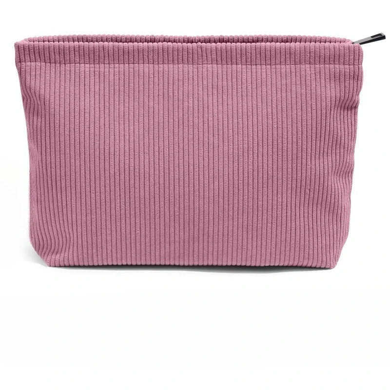 Corduroy Cosmetic Makeup Bag