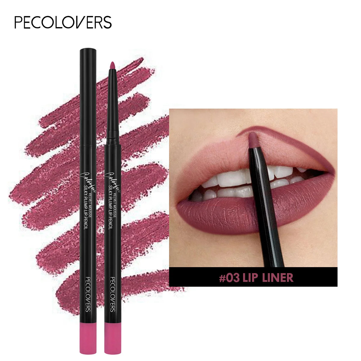 12-Color Matte Lipliner
