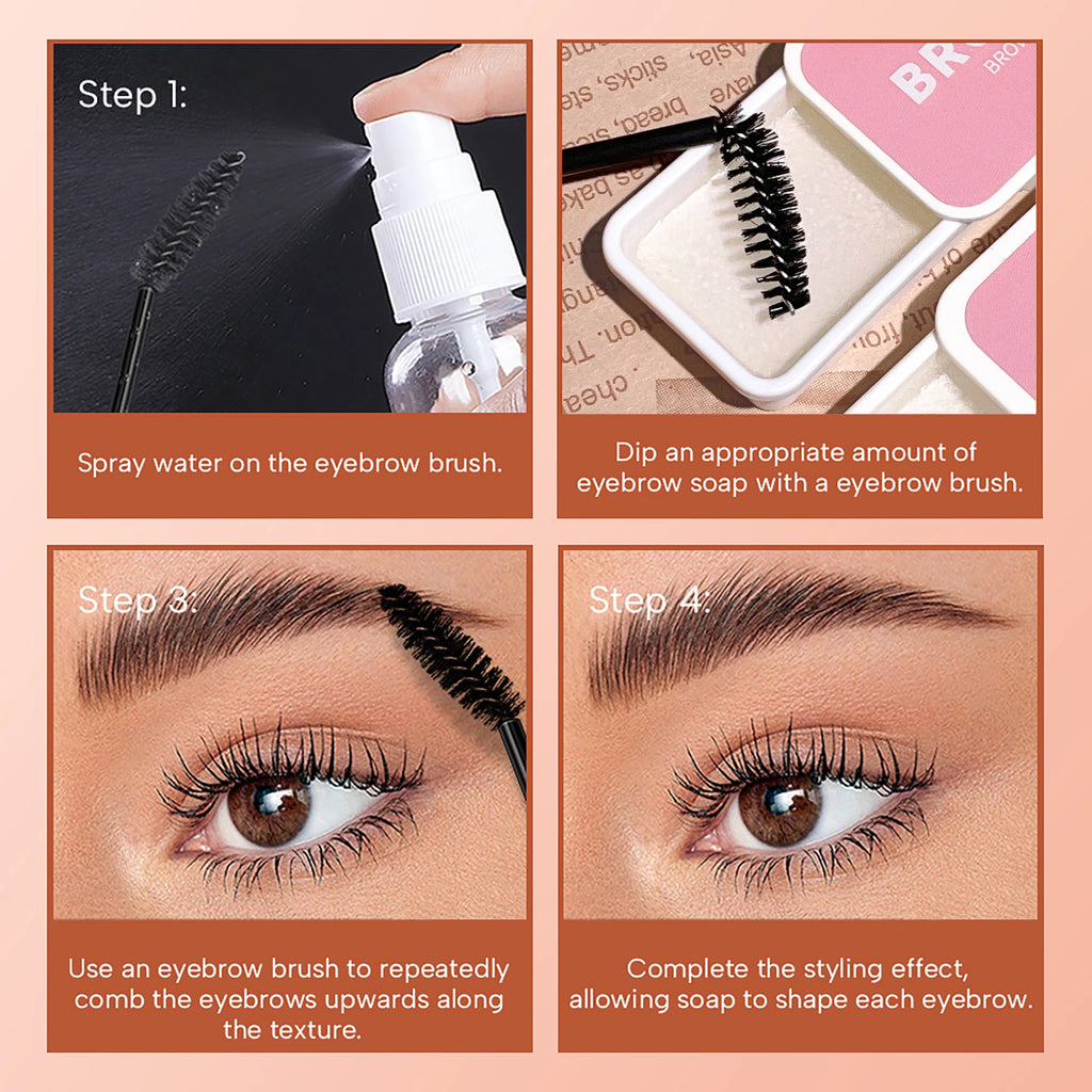 4-Color Waterproof Eyebrow Styling Gel