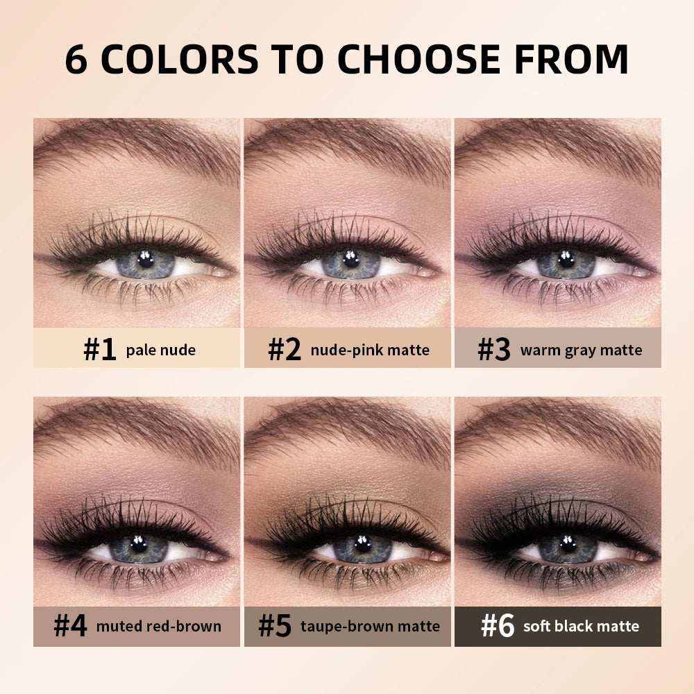 Naked 2 Basics Matte Eyeshadow Palette – 6 Neutral Shades