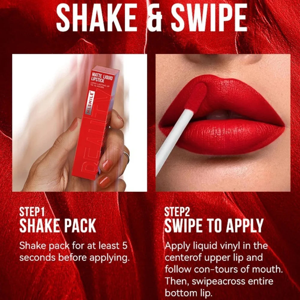 MLSMILE Velvet Liquid Lipstick