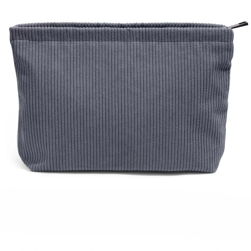 Corduroy Cosmetic Makeup Bag