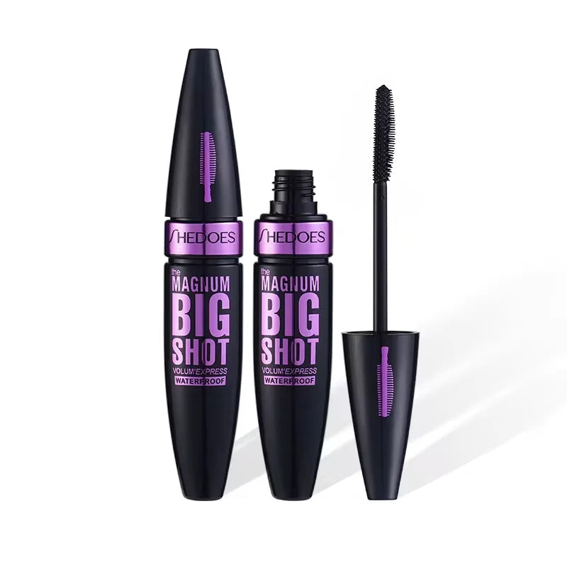 4D Black Mascara - Long-Lasting, Volumizing & Curling for All Skin Types