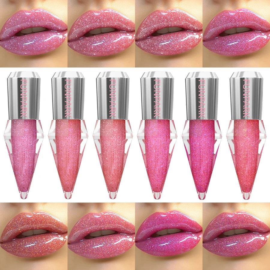 8 Colors Shimmer Lip Gloss Oil