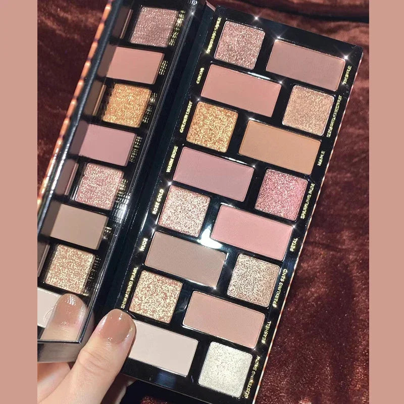 16-Color Glitter & Matte Eyeshadow Palette