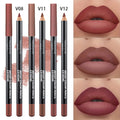 Nude Matte Lip Liner Set — Waterproof & Long-Lasting, 3 Pcs