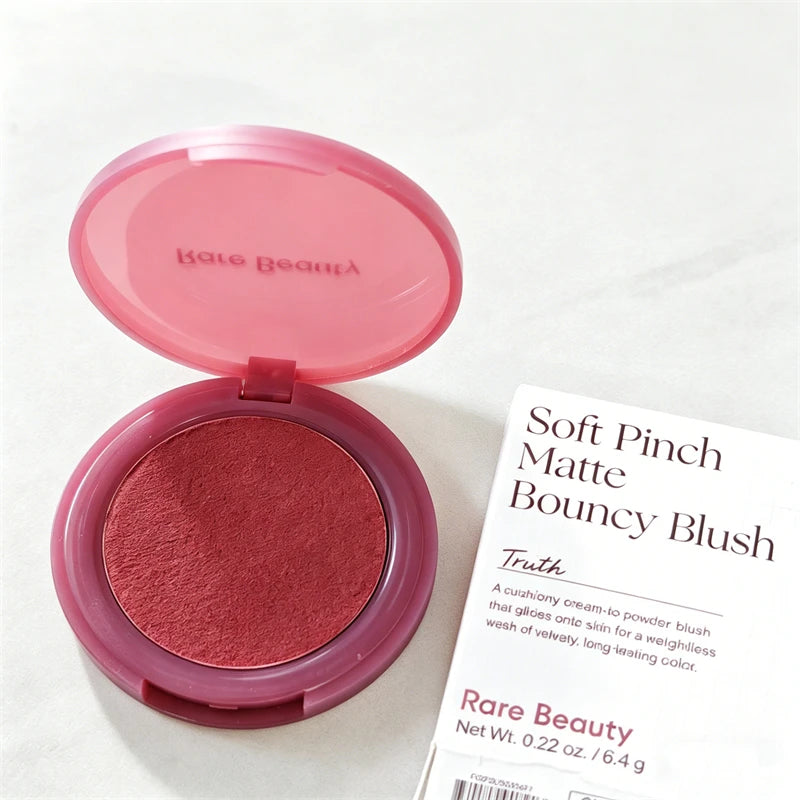 Rare Beauty 7 Colors Matte Blurred Bouncy Cushiony Cream-to-powder Blush Moisturizer Natural Makeup Happy Hope Worth Thriving