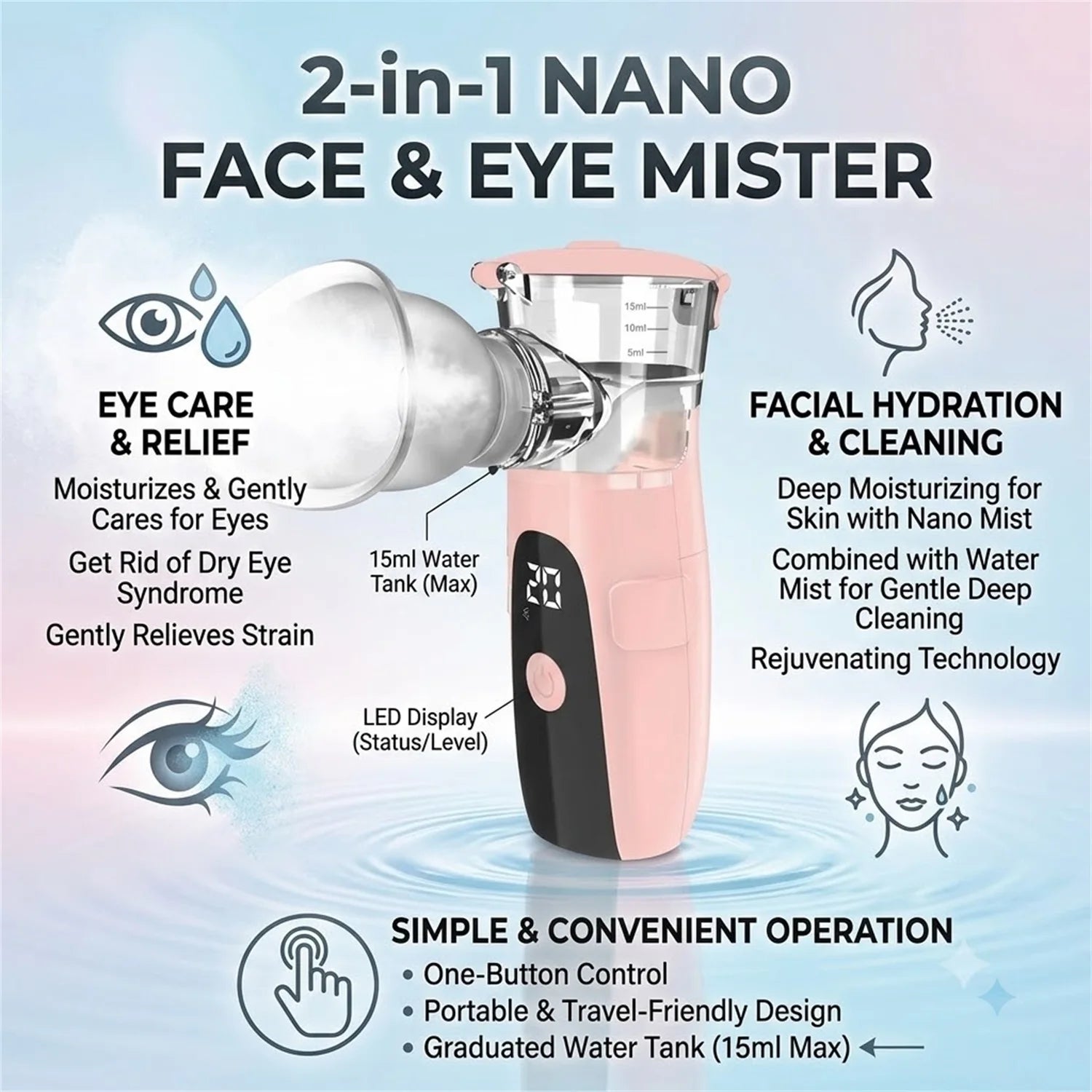 Eye Moisturizer Nebulizer – Eye Care Beauty Instrument