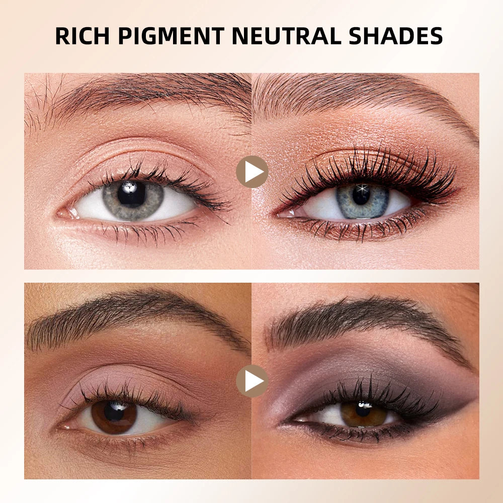 Naked 2 Basics Matte Eyeshadow Palette – 6 Neutral Shades