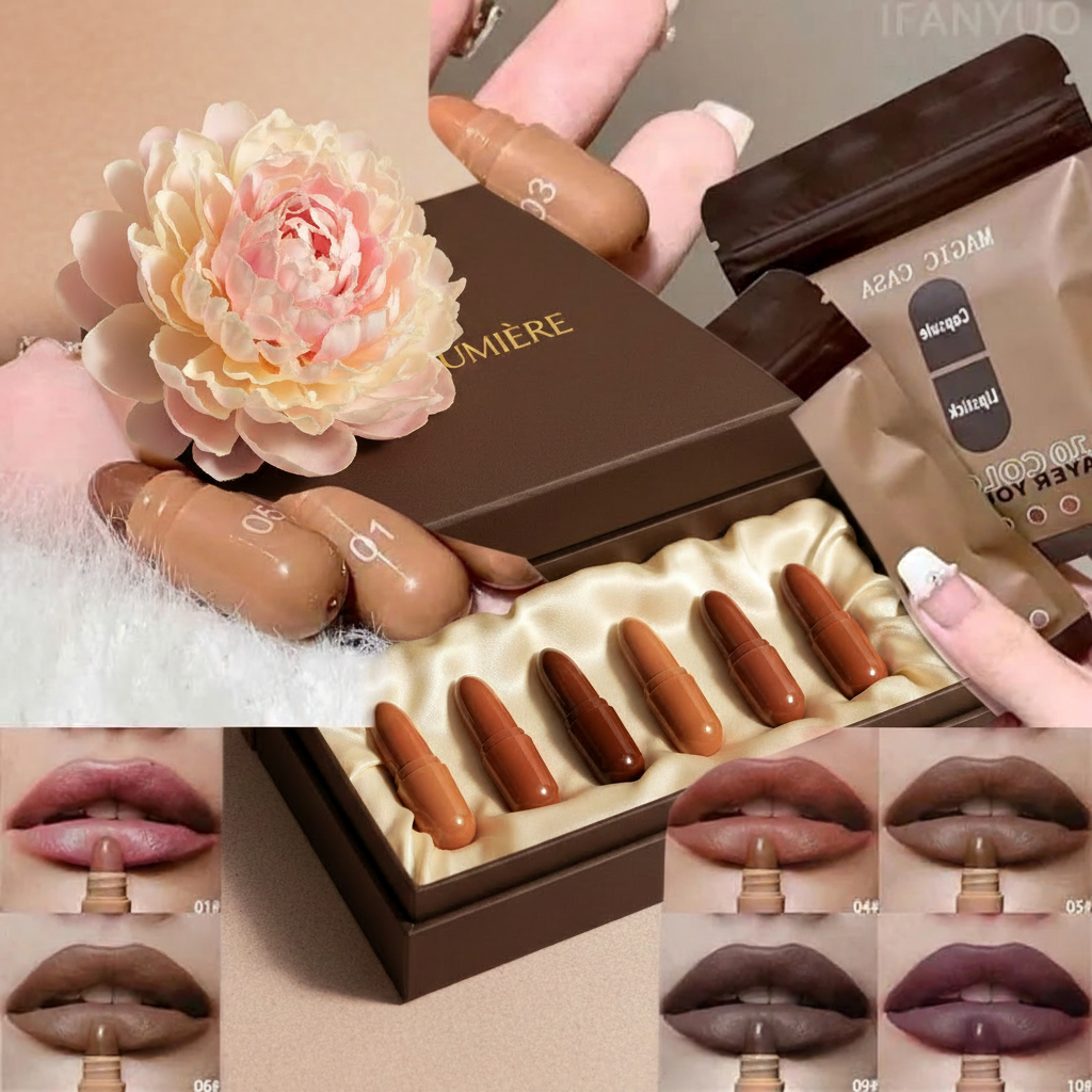 Capsule Lipstick with Peonies - 5