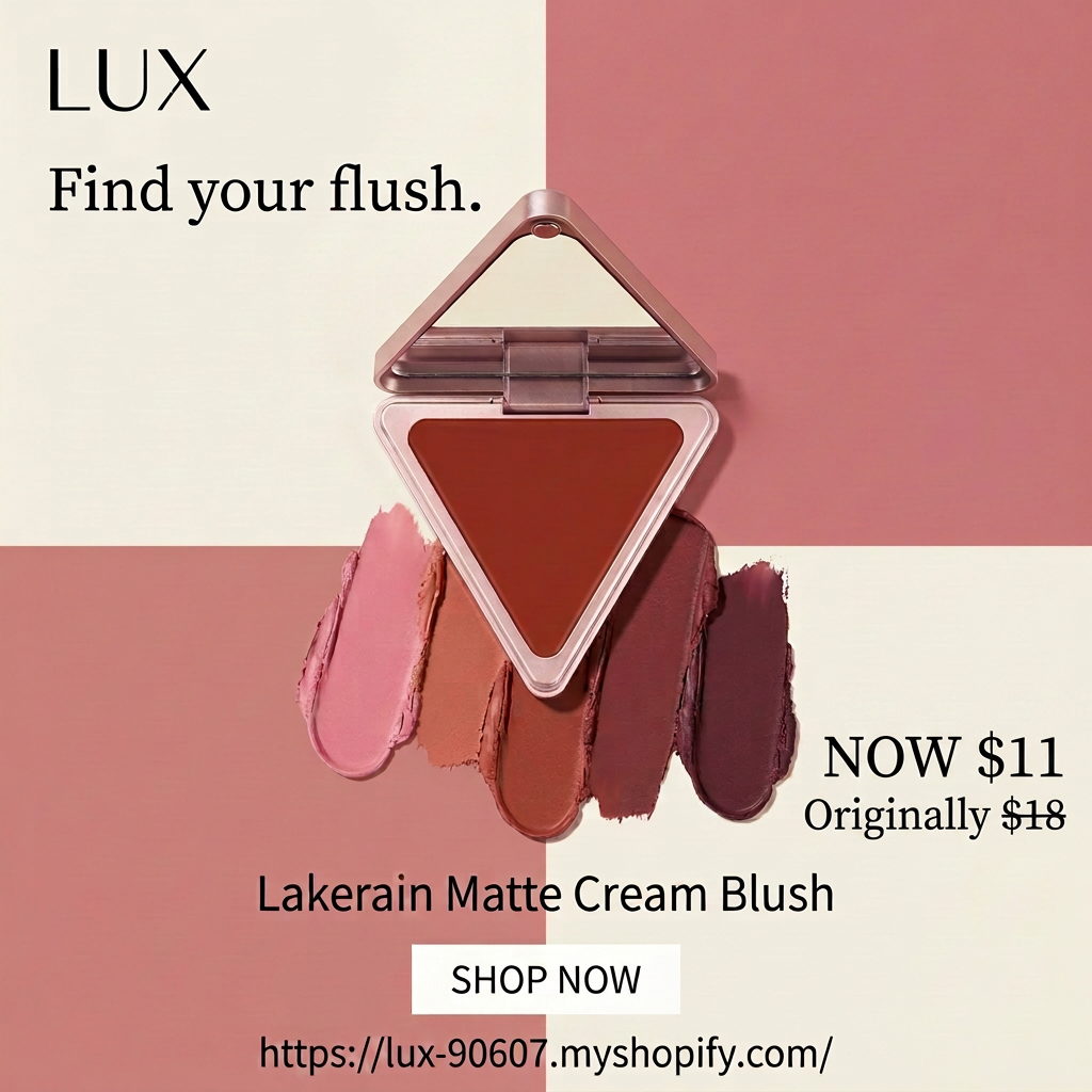 Cream and rose ad, now $11 originally $18