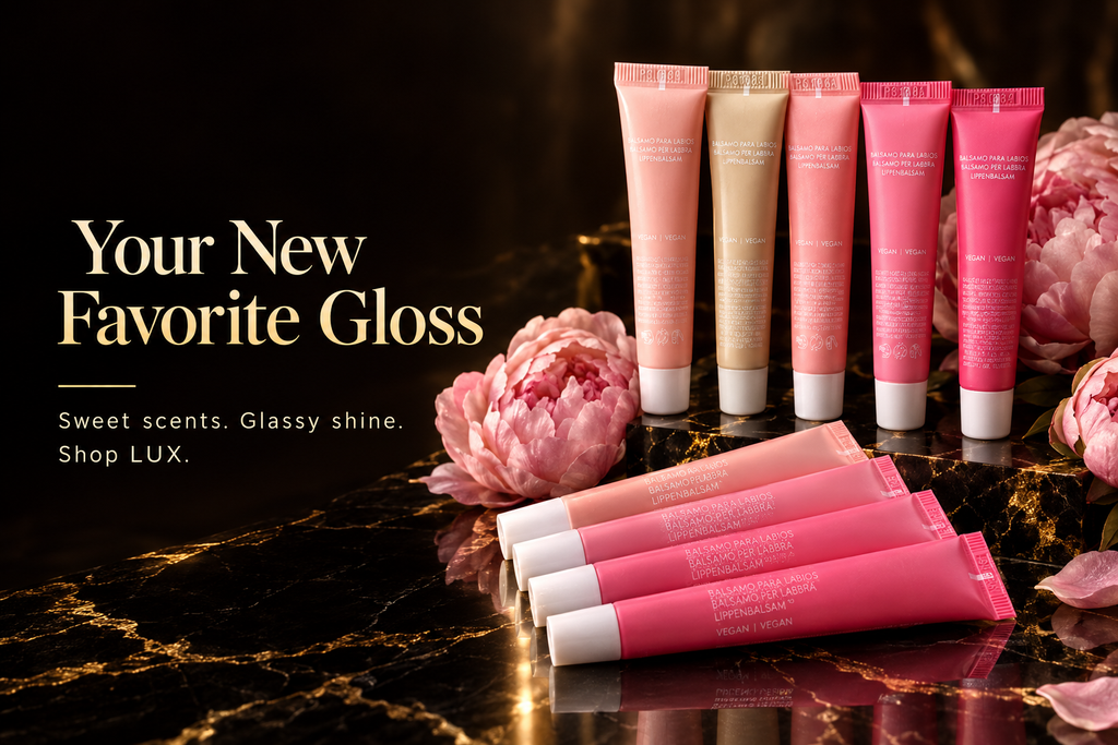 Dark Facebook lip gloss ad