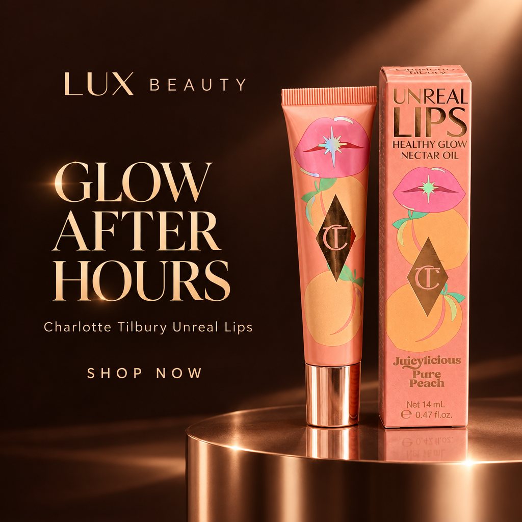 Dramatic LUX Beauty Facebook ad